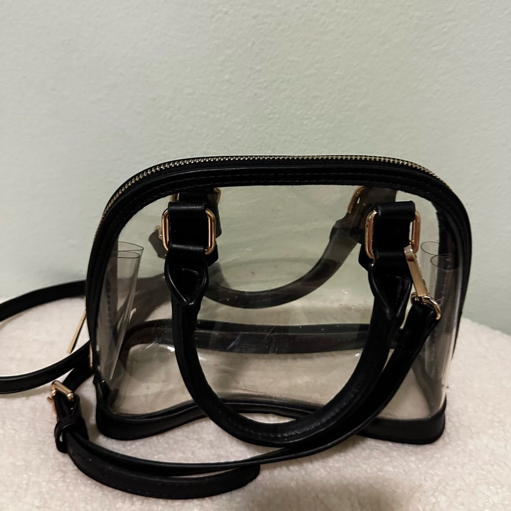 Transparent Black Handbag - Picture 3 of 5